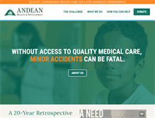Tablet Screenshot of andeanhealth.org